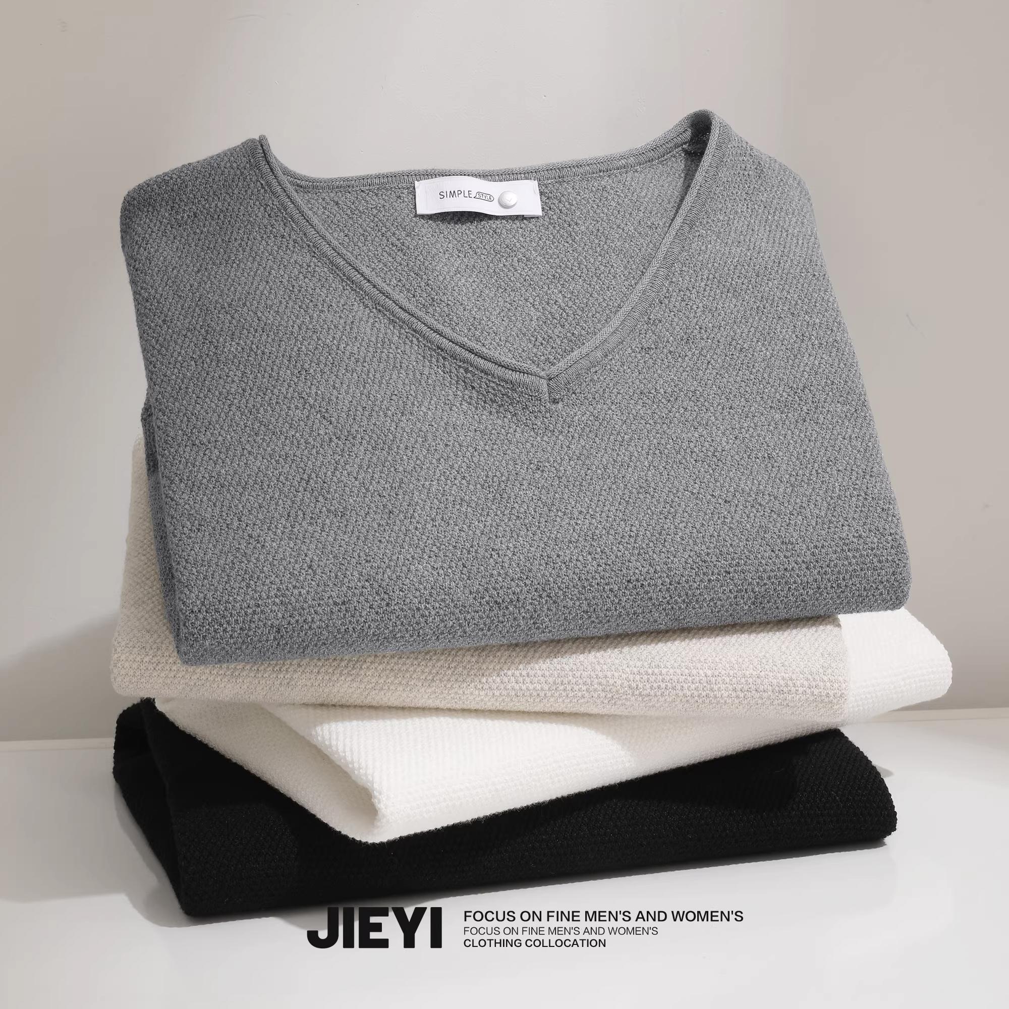 Áo thun dệt kim cổ chữ V thoáng khí, thấm hút mồ hôi, chất liệu thoáng mát, thích hợp mặc đi làm mùa hè, tay ngắn, kiểu dáng đơn giản, màu trơn, đa năng.