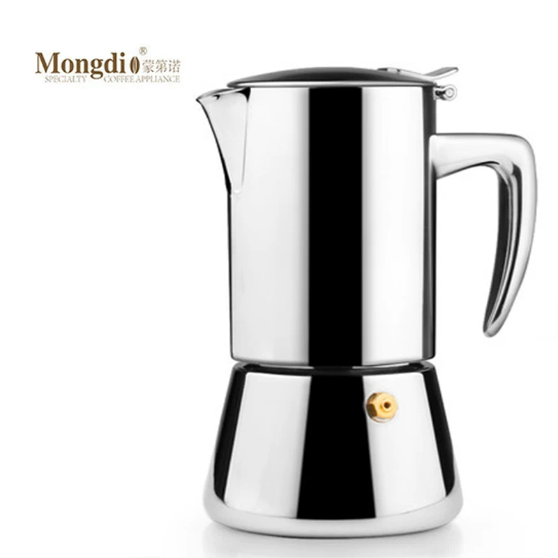 Bộ pha cà phê Moka bằng thép không gỉ, máy xay cà phê bằng tay, máy pha cà phê espresso, bộ pha cà phê thủ công