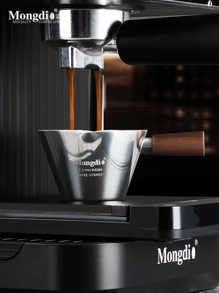 Cốc chiết xuất cà phê Mongdio cốc espresso cốc cà phê bằng thép không gỉ cốc đo lường chất lỏng cốc cốc espresso