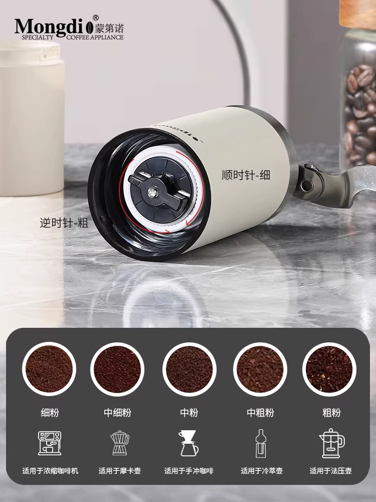Máy xay cà phê thủ công Mongdio Máy xay cà phê quay tay Máy xay cà phê thủ công Máy xay cà phê