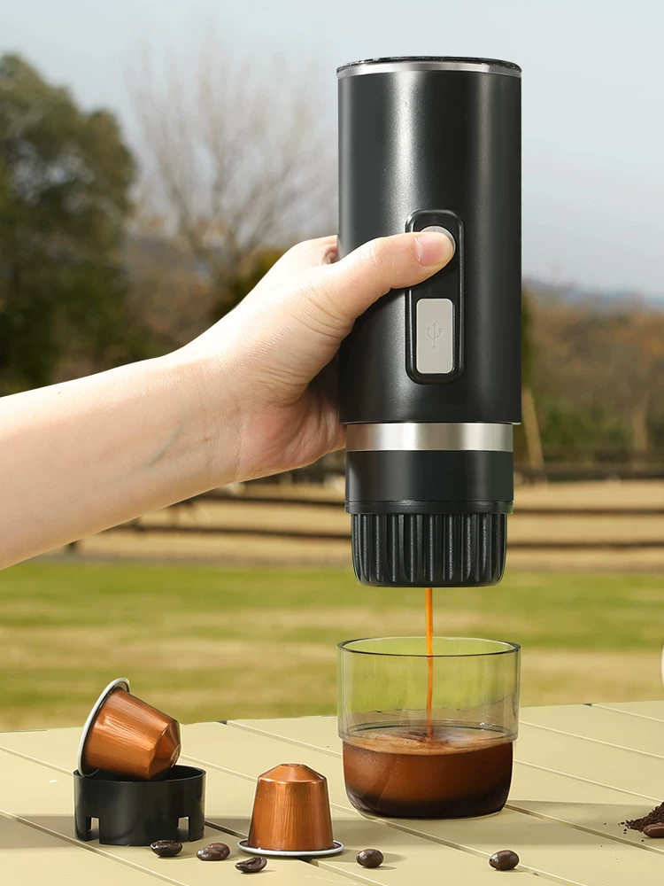 Máy pha cà phê di động Mongdio, máy pha cà phê bằng viên nang, máy pha cà phê điện ngoài trời, máy pha cà phê di động, máy pha cà phê bằng điện, máy pha cà phê gắn xe hơi, máy pha cà phê hai chức năng