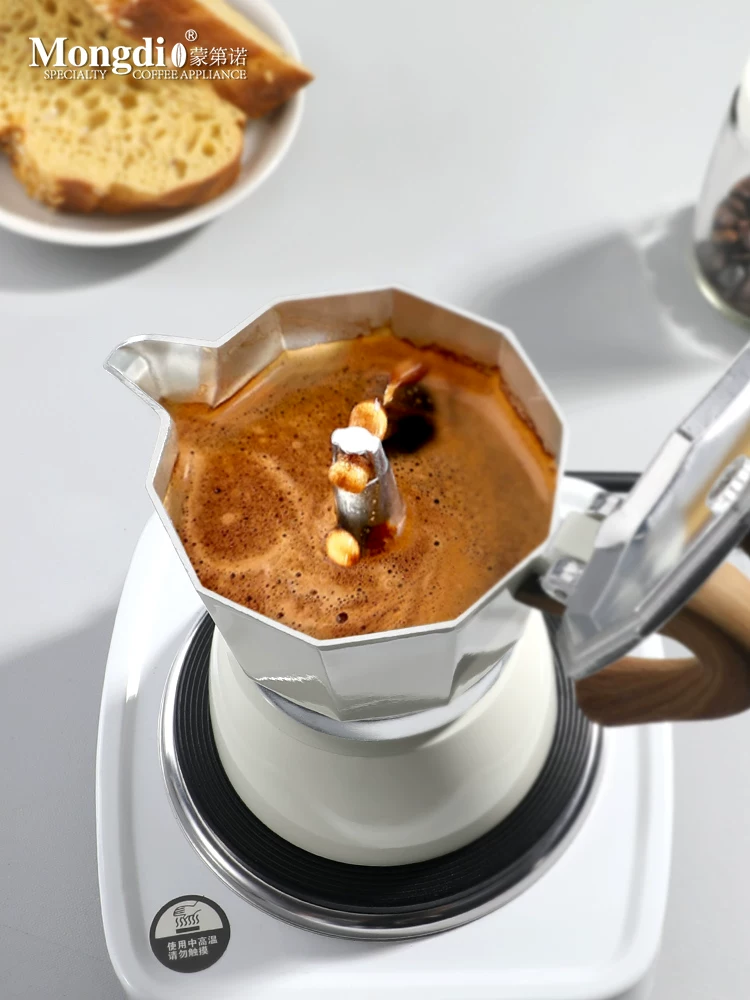 Bộ ấm pha cà phê Mongdio Moka hộp quà tặng sinh nhật cho bé gái và bé trai quà tân gia quà cưới quà lưu niệm doanh nghiệp