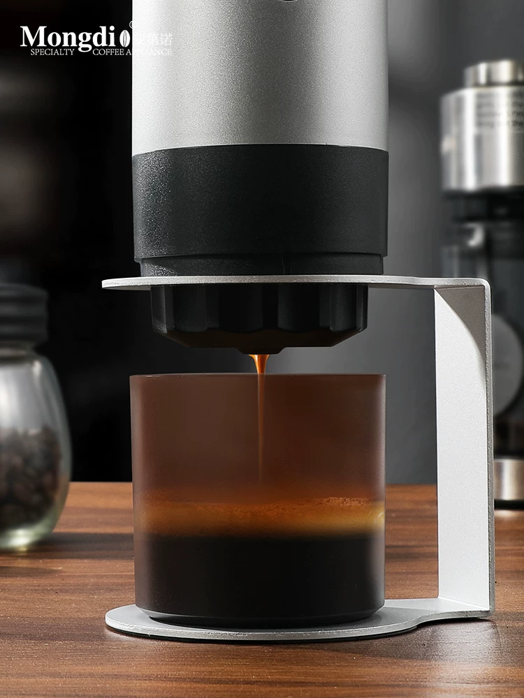 Máy pha cà phê viên nén Mongdio, máy pha cà phê espresso di động, máy chiết xuất bột cà phê, máy làm nóng điện, máy viên nén S6