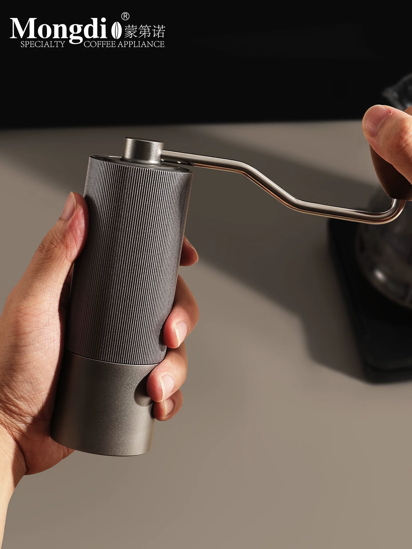 Máy xay cà phê quay tay Mongdio Máy xay hạt cà phê Máy xay cà phê thủ công Máy xay cà phê quay tay Máy xay cà phê thủ công