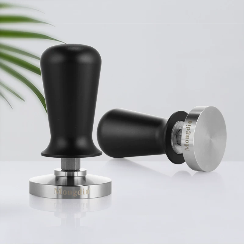 Máy ép cà phê Mongdio bằng thép không gỉ, dụng cụ ép bột cà phê, phân phối bột cà phê 51/58mm