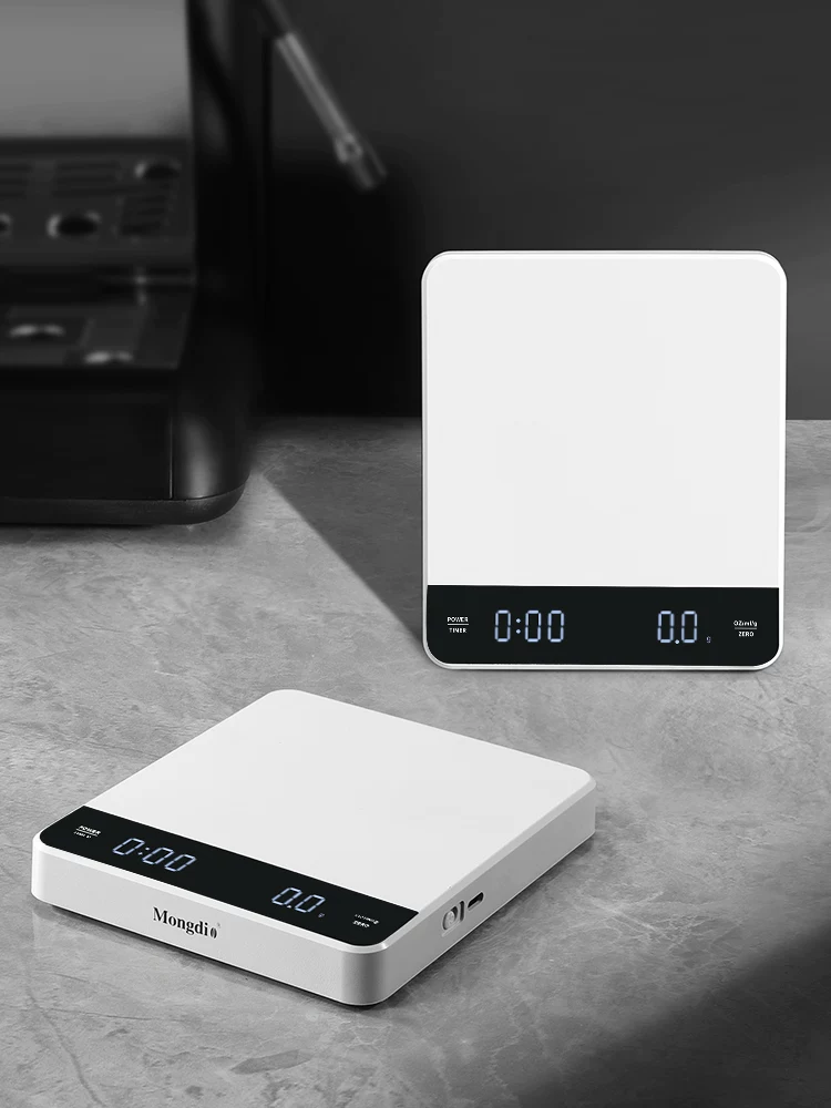 Cân điện tử cà phê Mongdio, cân cà phê Ý, cân điện tử cà phê pha thủ công thông minh, cân cà phê hẹn giờ tự động