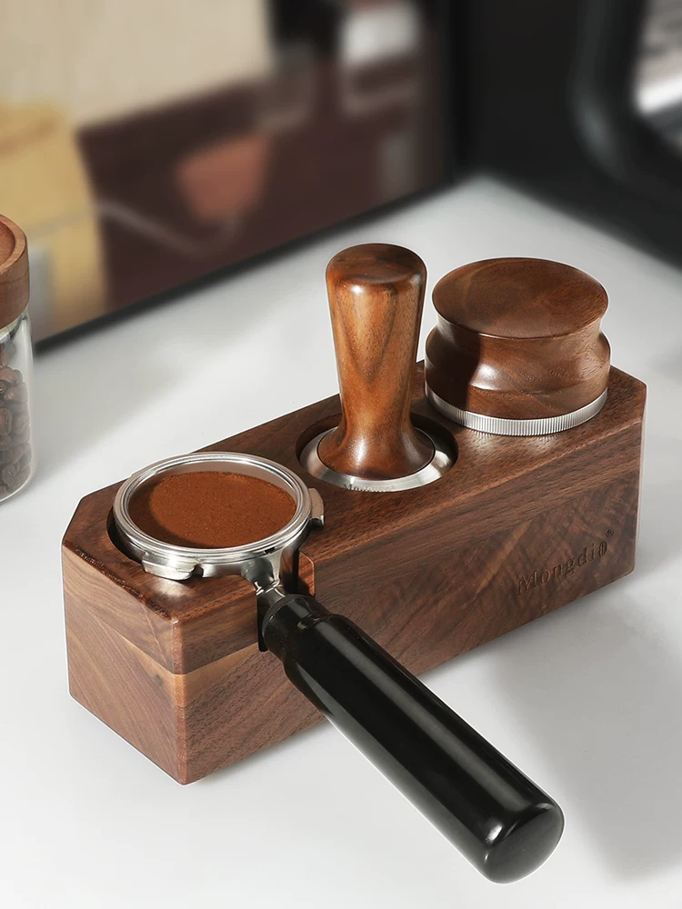 Bộ dụng cụ pha cà phê: đế ép cà phê, dụng cụ ép cà phê, phụ kiện máy pha cà phê espresso, tay cầm, hộp đựng dụng cụ