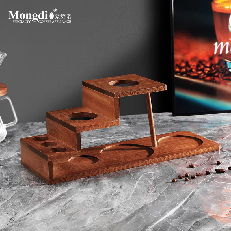 Bộ ấm pha cà phê thủ công Mongdio, máy pha cà phê xay bằng tay, giá đỡ bằng gỗ quay tay, ấm pha cà phê thủ công, bộ dụng cụ pha cà phê đầy đủ