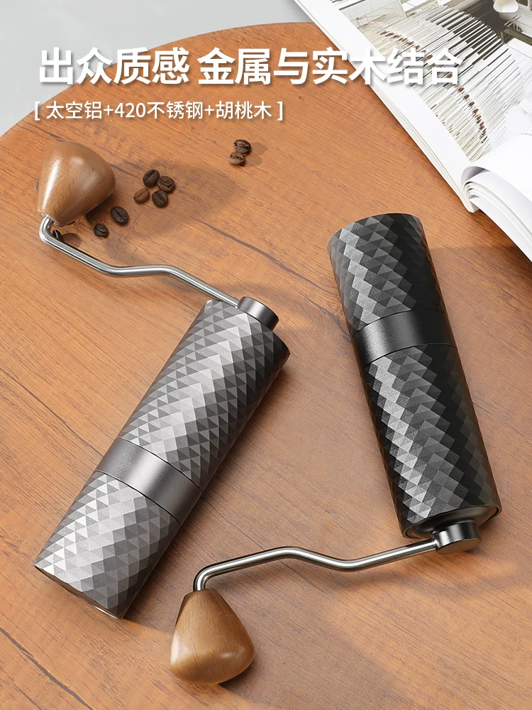 Máy xay cà phê Mongdio máy xay cầm tay máy xay cầm tay nhỏ hộ gia đình máy xay cà phê bằng tay dụng cụ xay bằng tay