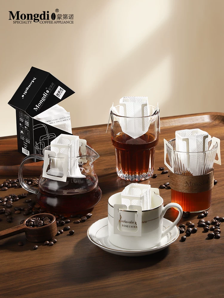 Túi lọc cà phê nhỏ giọt Mongdio giấy lọc cà phê lưới lọc cà phê túi lọc nhỏ giọt pha cà phê bằng tay