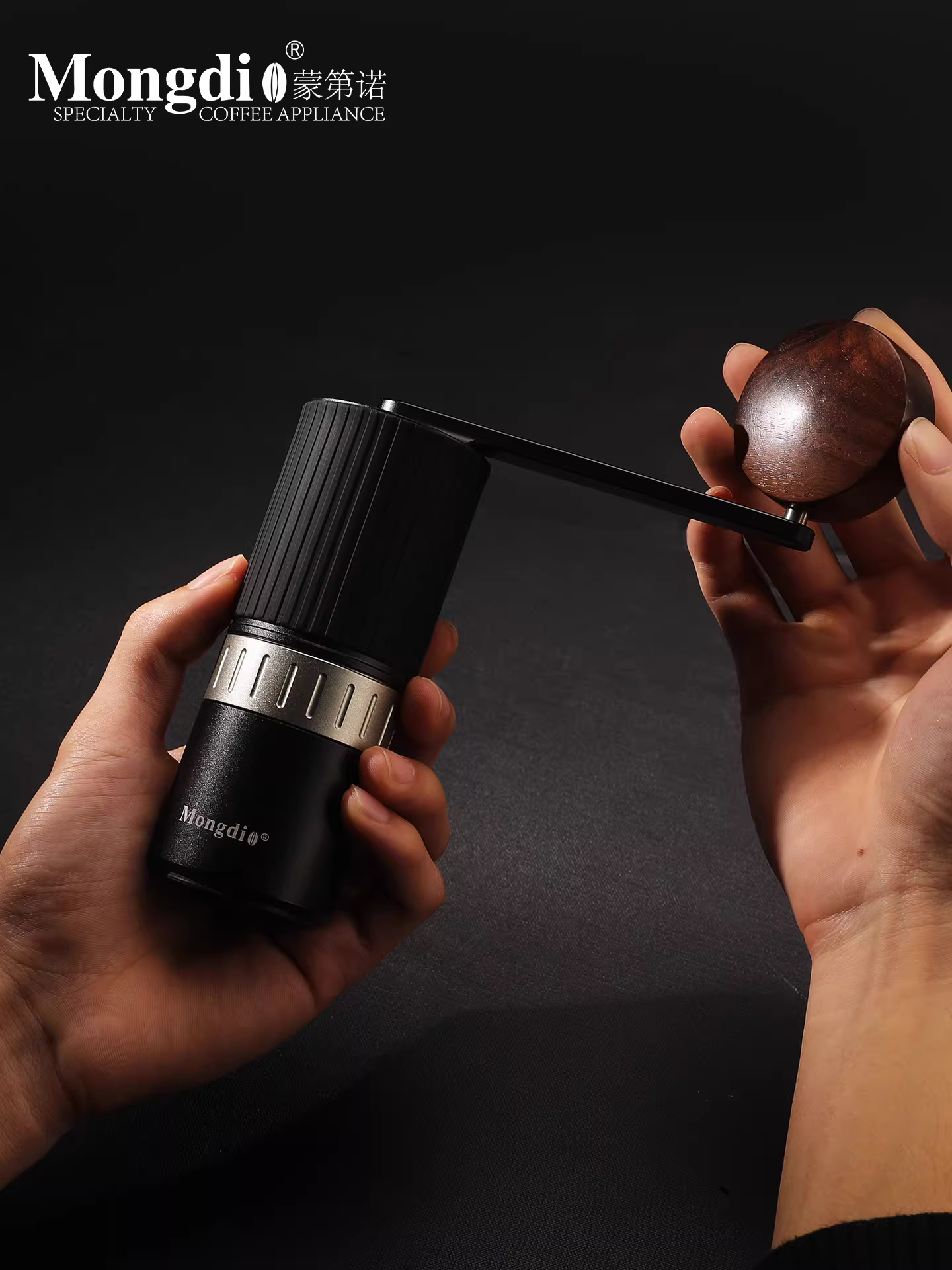 Máy xay cà phê bằng tay Mongdio Jianbing Pro Ten-Star Máy xay cà phê bằng tay Máy xay cà phê Máy xay cà phê