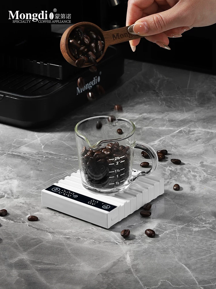 Cân điện tử cà phê Mongdio, cân cà phê espresso, cân hạt cà phê mini cầm tay, cân trọng lượng gram, cân cà phê pha thủ công