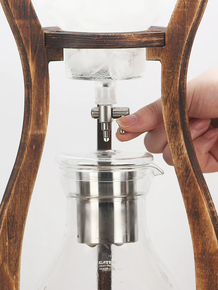 Máy pha cà phê nhỏ giọt đá Mongdio, bình pha cà phê lạnh dung tích lớn, máy pha cà phê nhỏ giọt gia đình