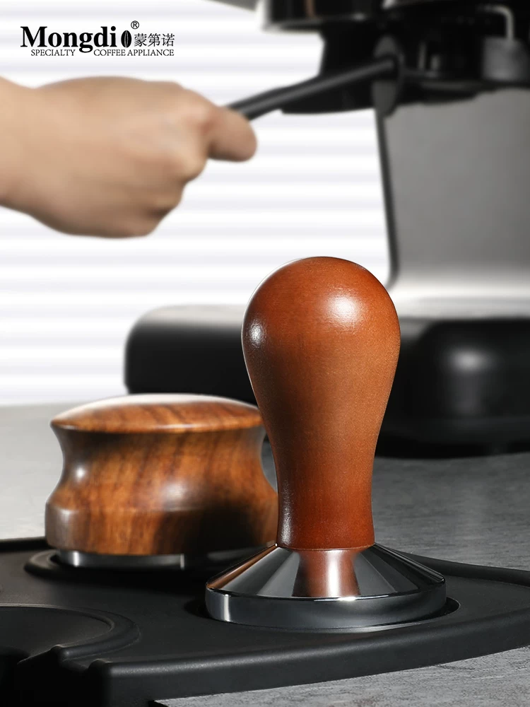 Dụng cụ nén cà phê Mongdio, dụng cụ phân phối lực không đổi, phụ kiện tay cầm máy pha cà phê espresso, dụng cụ nén lực nguyên bản.