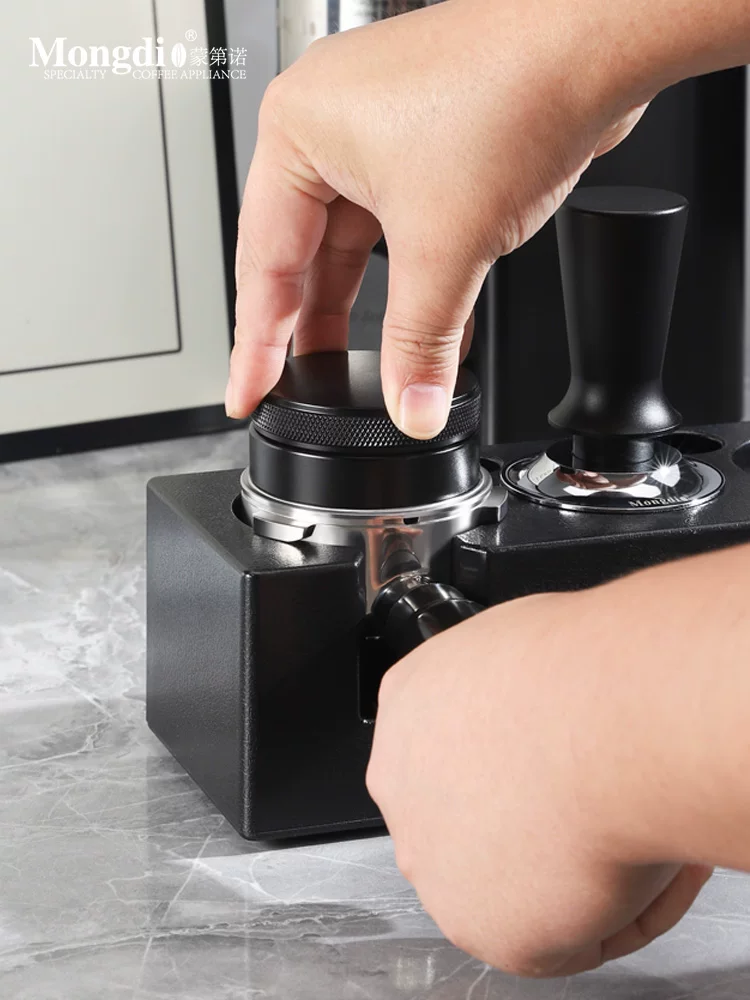 Máy ép cà phê Mongdio bằng thép không gỉ, kích thước 51/53/58mm, phụ kiện máy pha cà phê
