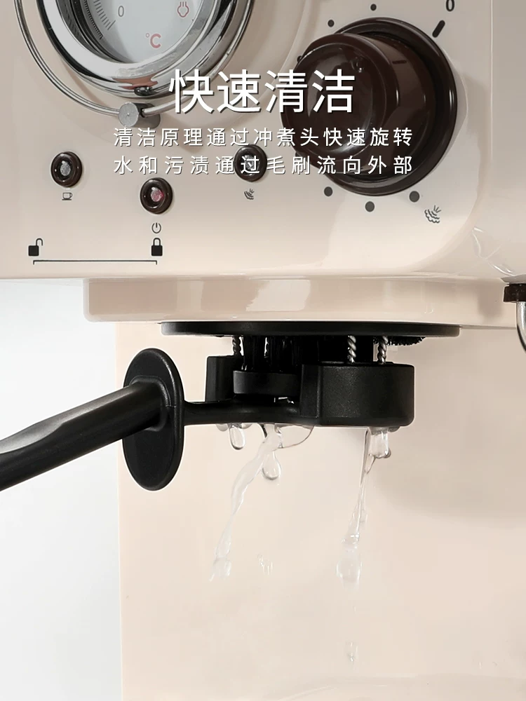 Bàn chải vệ sinh máy pha cà phê Mongdio đầu pha cà phê espresso chống bỏng dụng cụ chải vệ sinh máy pha cà phê bán tự động