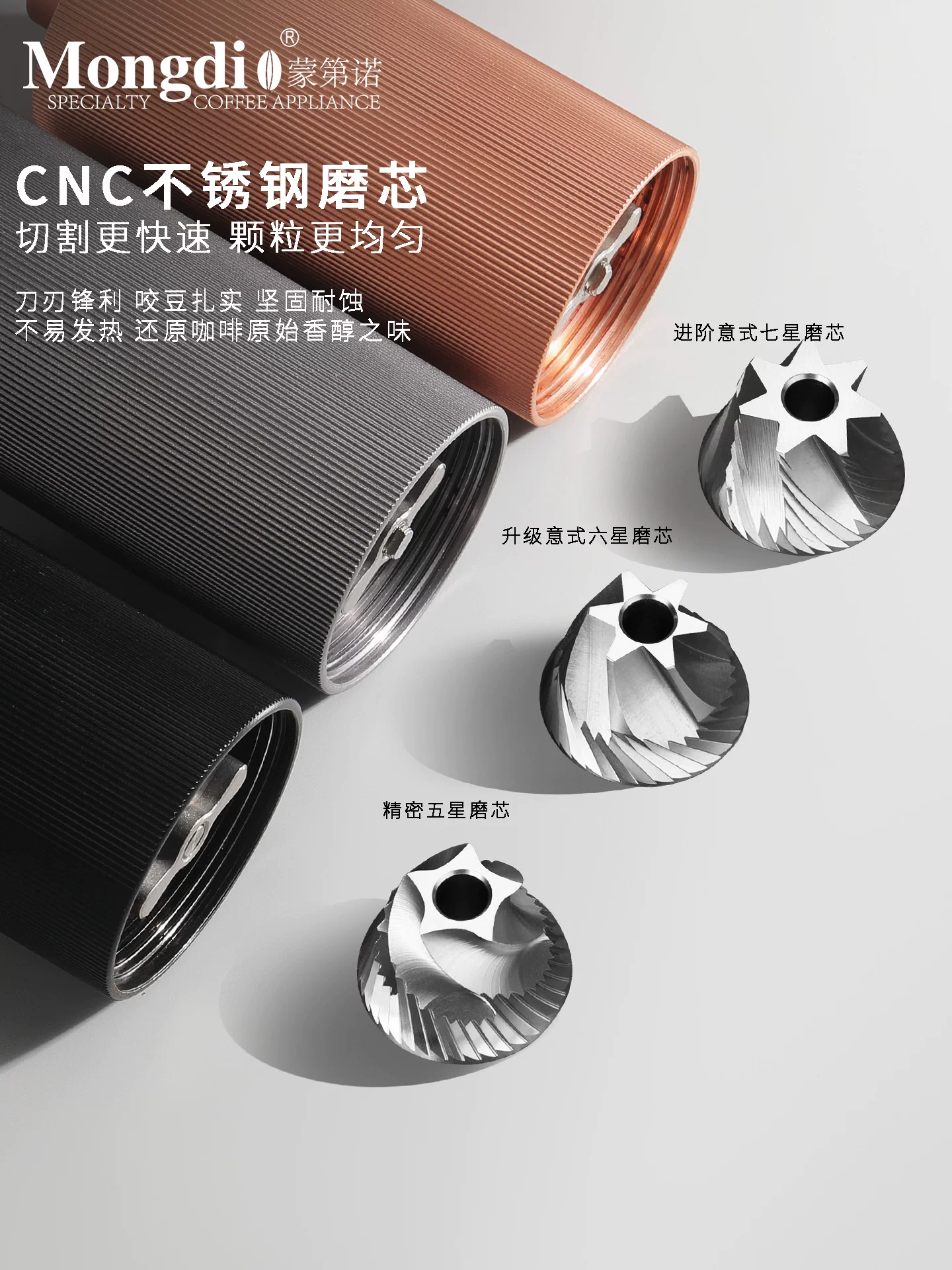 Máy xay cà phê quay tay Mongdio Máy xay hạt cà phê Máy xay cà phê thủ công Máy xay cà phê quay tay Máy xay cà phê thủ công