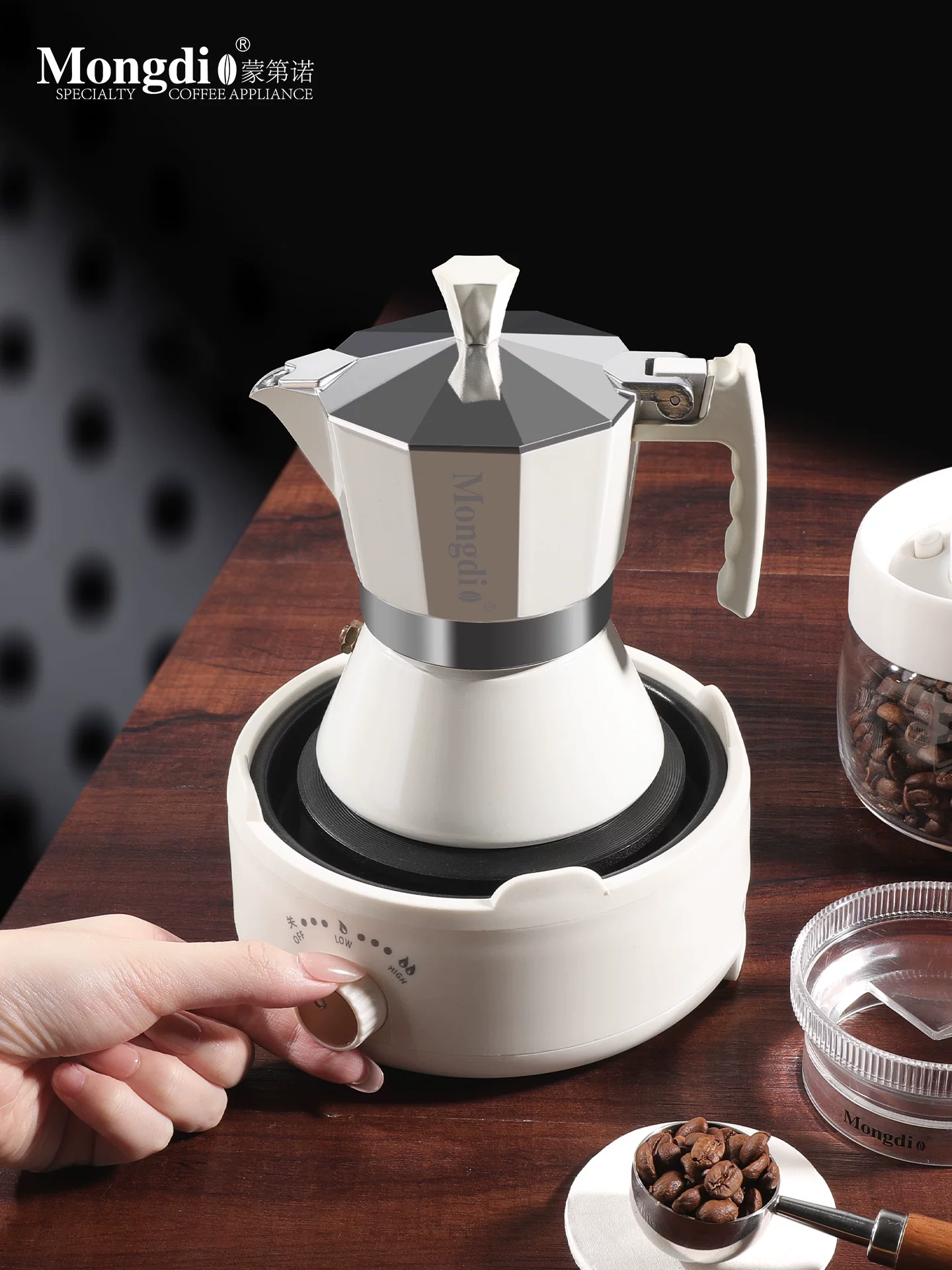 Máy pha cà phê Moka pot nhỏ gọn, máy pha cà phê espresso gia đình, bộ dụng cụ pha cà phê