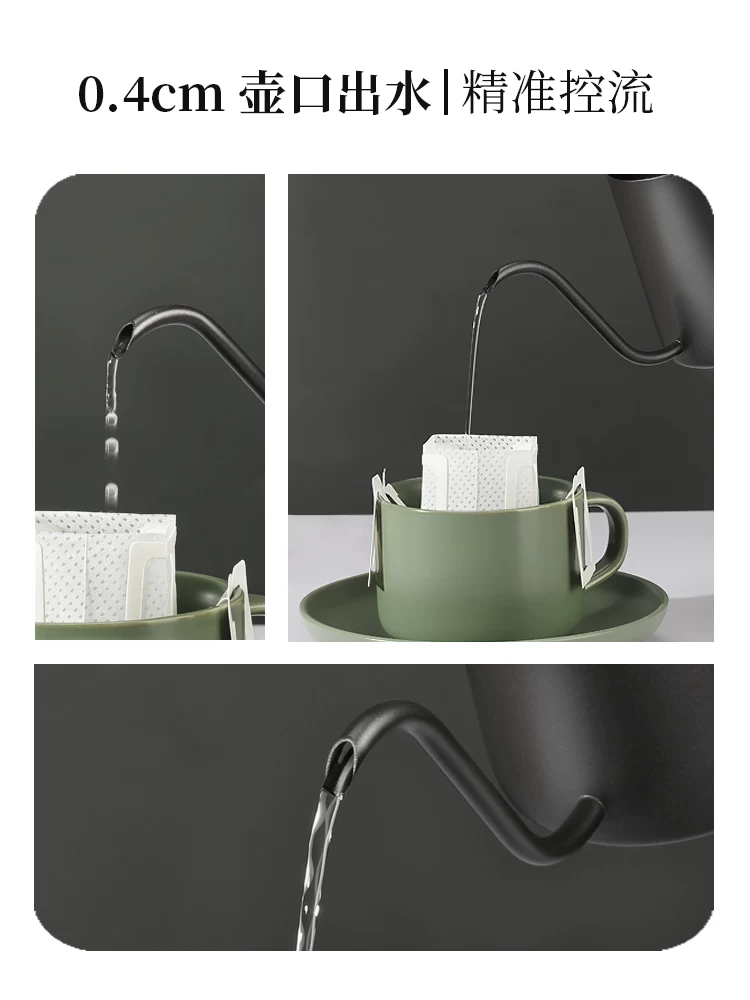 Bình pha cà phê Mongdio, bình pha cà phê nhỏ giọt, bình cổ ngỗng, dụng cụ và đồ dùng pha cà phê bằng thép không gỉ gia dụng