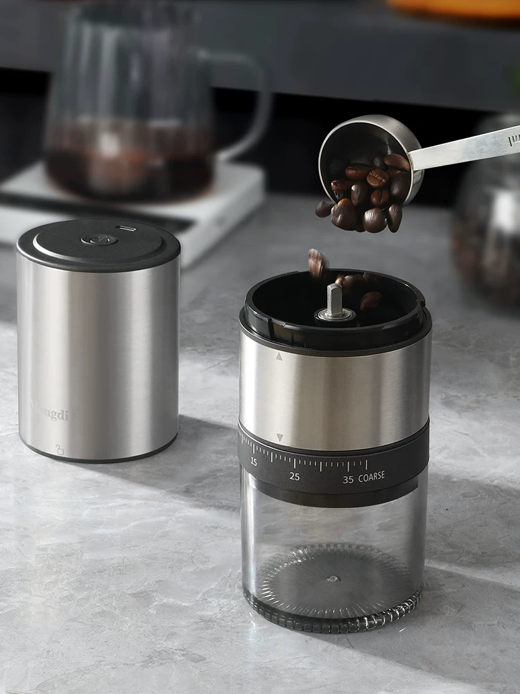 Máy xay cà phê Mongdio máy xay điện gia đình cầm tay CNC máy xay cầm tay máy pha cà phê máy xay cầm tay