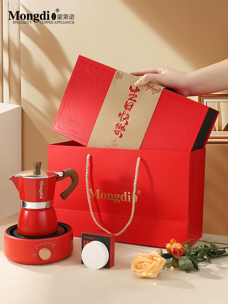 Bộ nồi Mongdio Moka hộp quà tặng quà tặng sinh nhật quà tân gia quà cưới quà tặng doanh nghiệp năm mới