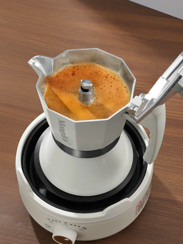 Bộ ấm pha cà phê Mongdio Moka hộp quà tặng máy pha cà phê quà tặng sinh nhật cho bé trai và bé gái tân gia quà cưới quà lưu niệm