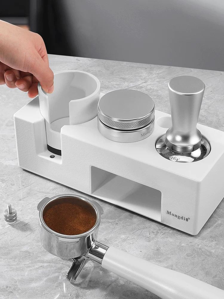 Bộ phân phối đế ép cà phê Mongdio kèm dụng cụ ép và đế phụ kiện máy pha cà phê 51/53mm