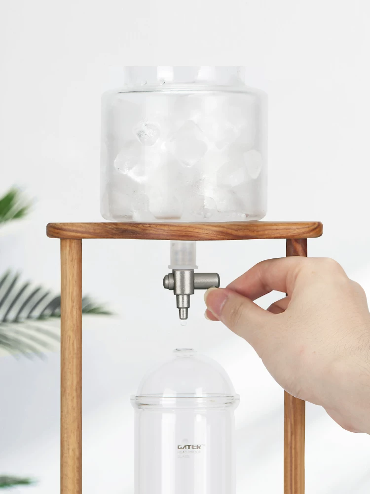 Máy pha cà phê nhỏ giọt Mongdio tại nhà, bộ pha cà phê lạnh thủ công, máy pha cà phê lạnh kiểu nhỏ giọt, dụng cụ pha cà phê