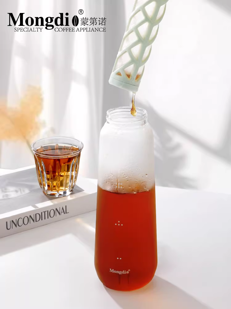 Bình pha cà phê lạnh Mongdio, cốc pha cà phê lạnh, bình pha cà phê lạnh bằng thủy tinh, bình pha cà phê lạnh dung tích lớn, bình đựng cà phê lạnh, cốc pha cà phê lạnh