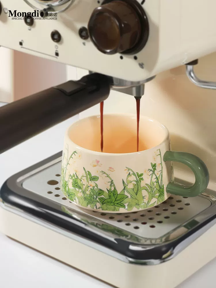 Cốc sứ Mongdio cốc cà phê sang trọng có thể tiếp cận được cốc cổ điển cao cấp của Pháp cốc trà chiều tinh tế cao cấp và đĩa đựng