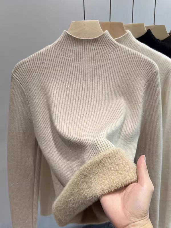 Hàng thanh lý áo len nữ châu Âu, hàng mới nguyên tem, chất liệu cao cấp, len lụa bóng, dệt kim lót lông, dày dặn, ấm áp.