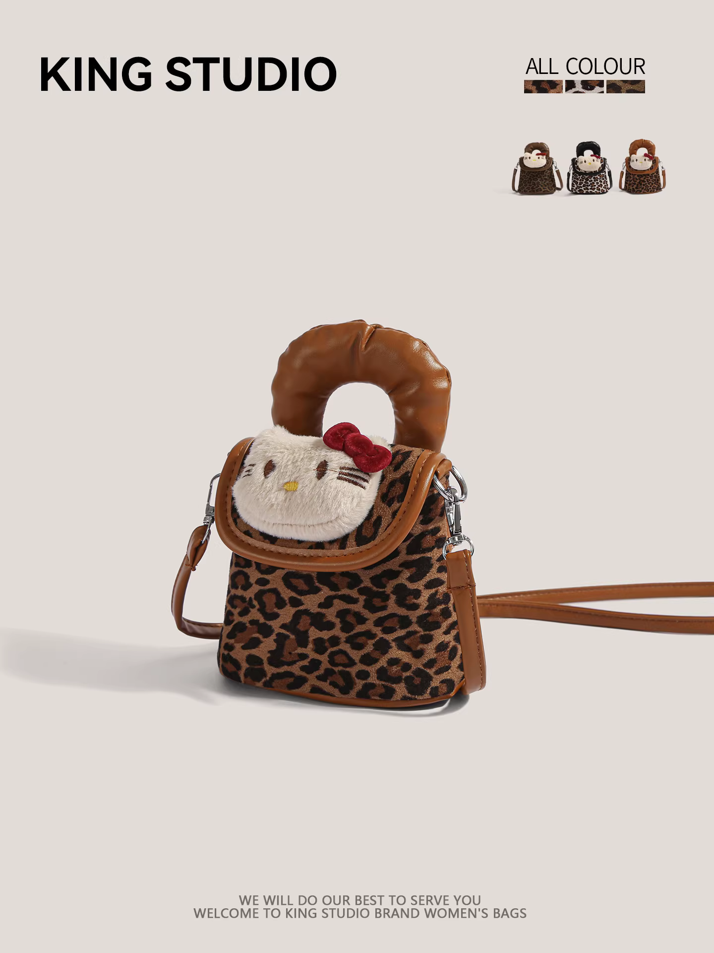 Túi xách Hello Kitty dễ thương dành cho nữ 2025, mẫu hoạt hình Hello Kitty mini đeo vai, đeo chéo, đựng điện thoại