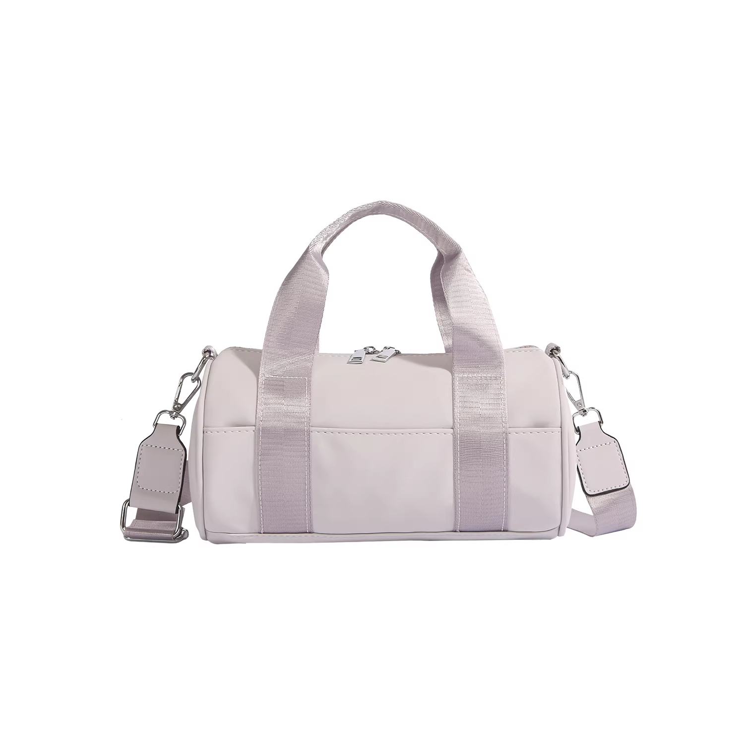 Túi xách nữ 2025 kiểu mới đơn giản cao cấp, túi gối Boston đeo vai đeo chéo hình trụ