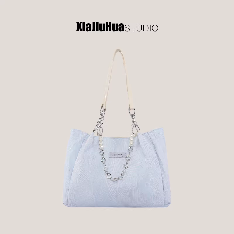 Túi vải jacquard DrinKing dành cho nữ 2025, túi đeo vai đa năng, kiểu dáng giản dị, dung tích lớn