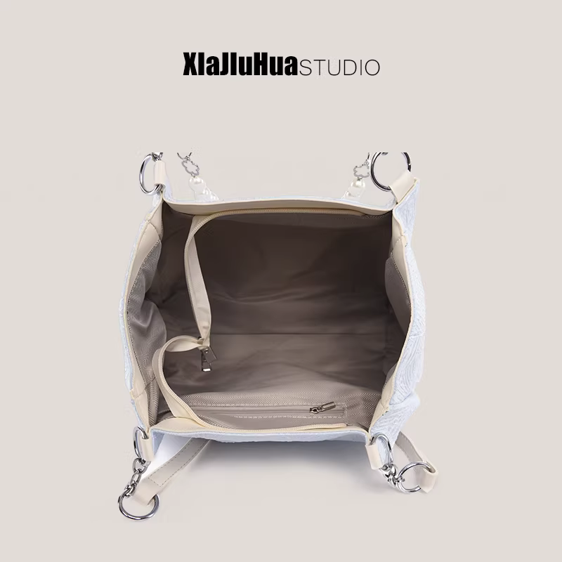 Túi vải jacquard DrinKing dành cho nữ 2025, túi đeo vai đa năng, kiểu dáng giản dị, dung tích lớn