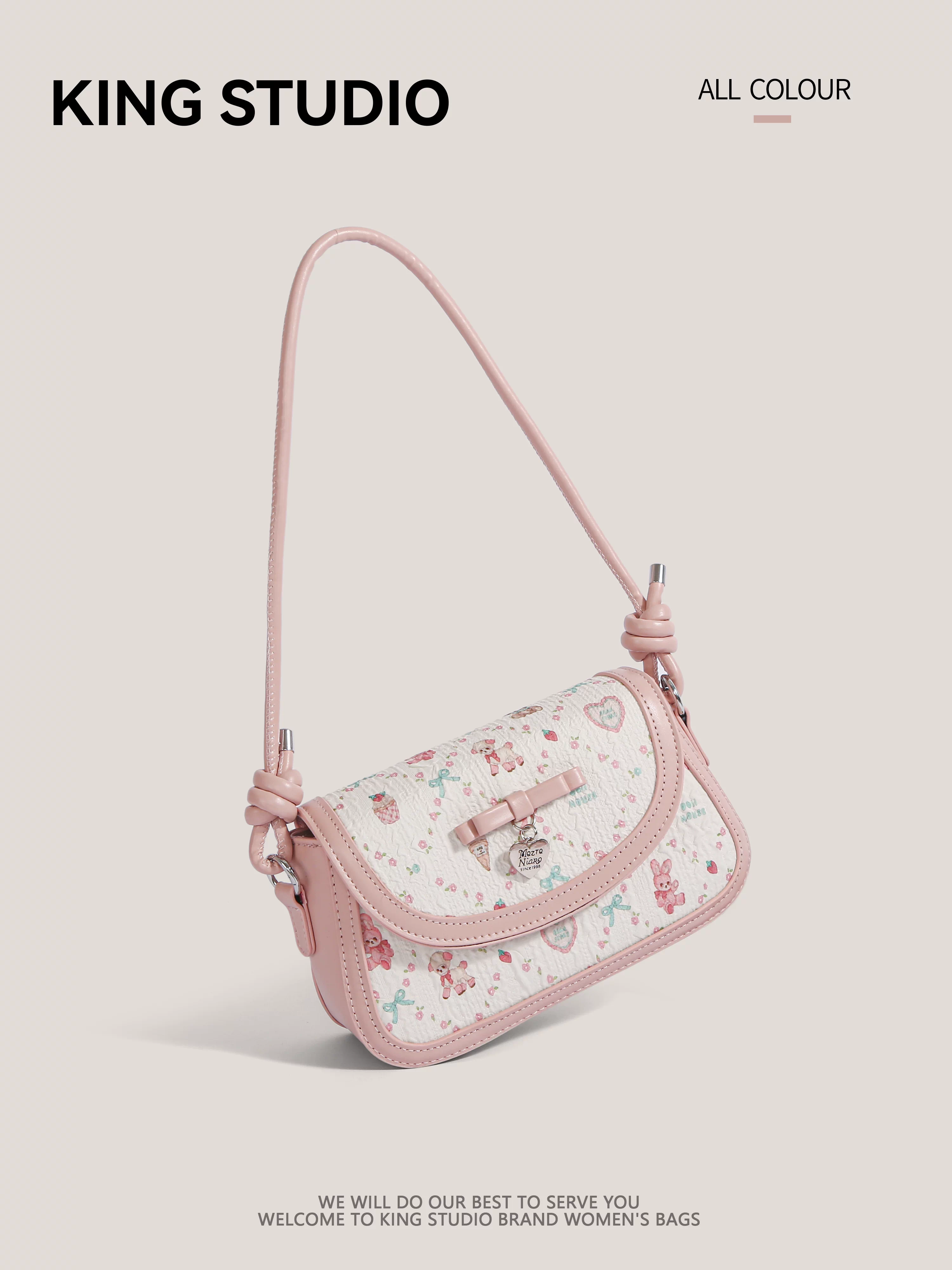 Túi xách nơ thiết kế độc đáo 2025 kiểu dáng mới, túi đeo nách cao cấp, thời trang đa năng, có thể đeo vai và đeo chéo.