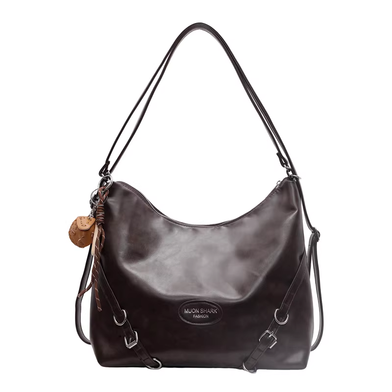 Túi tote retro nữ thu đông 2025, mẫu mới thời thượng Hàn Quốc, balo cá tính, túi đeo vai dung tích lớn