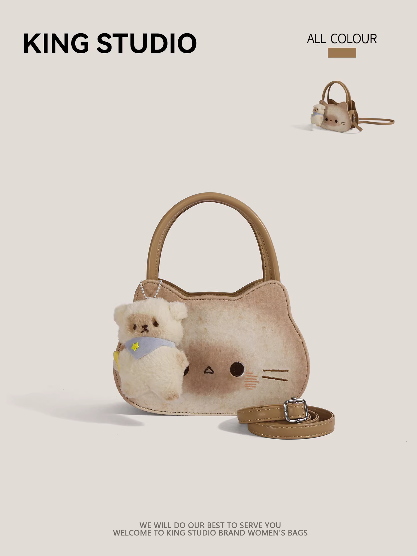 Túi xách hình mèo con dễ thương dành cho nữ 2025 Mẫu mới thời trang hè hoạt hình độc đáo đeo vai chéo