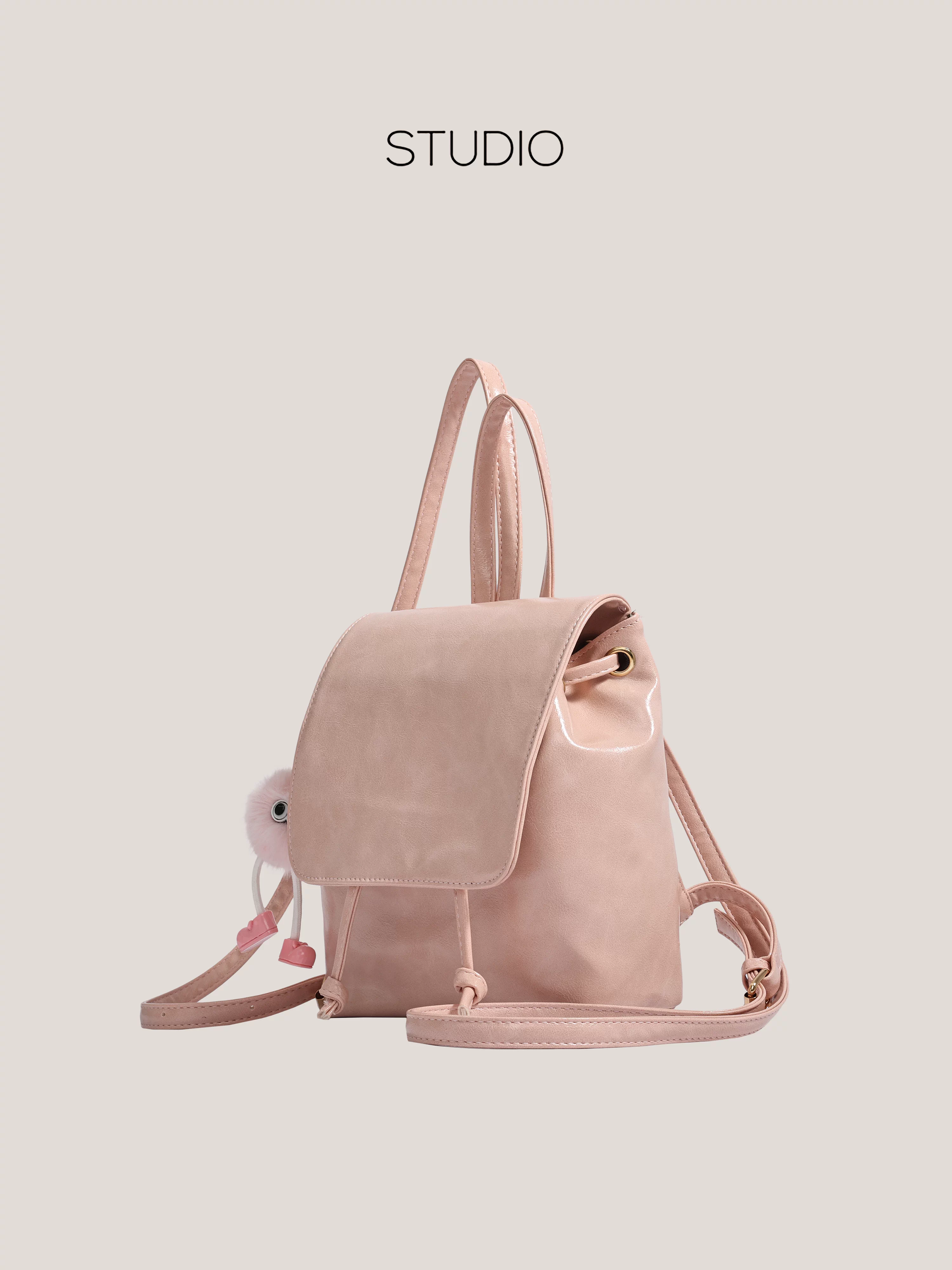 Ba lô DrinKing dành cho nữ, mẫu mới 2025, cao cấp, thời trang retro, đa năng, túi nhỏ.