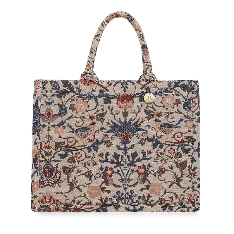 Túi tote thêu họa tiết DrinKing dành cho nữ, mẫu mới 2025, thời trang, đi làm, dung tích lớn, đeo vai