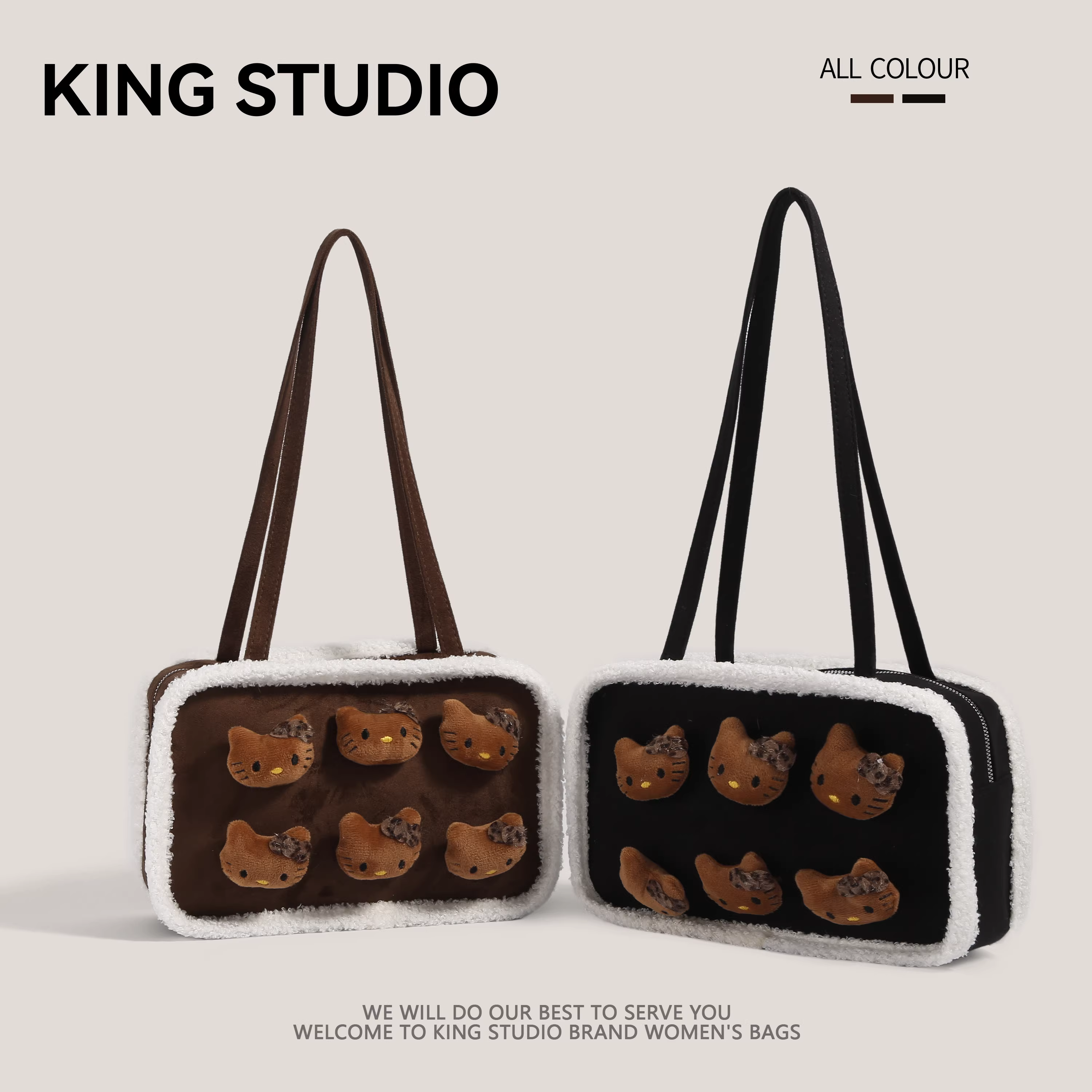 Túi xách Maillard nữ mùa đông 2025 kiểu retro da lộn, dung tích lớn, siêu hot, túi đi làm