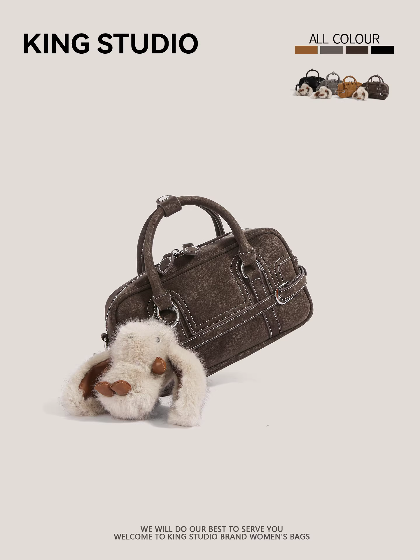 Túi bowling retro mờ kiểu dáng độc đáo dành cho nữ, mẫu mới 2026, túi gối cao cấp thời trang đa năng đeo vai đeo chéo