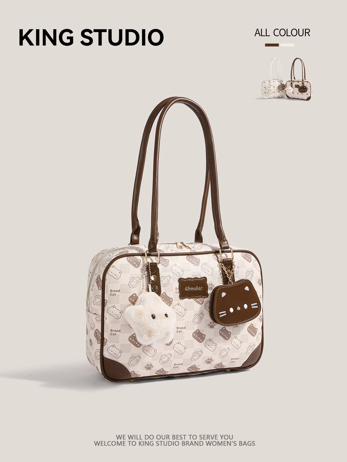 Túi tote thiết kế độc đáo dành cho nữ 2025, thời trang mới, đa năng, dung tích lớn, túi đeo vai, túi đi học, túi đi làm