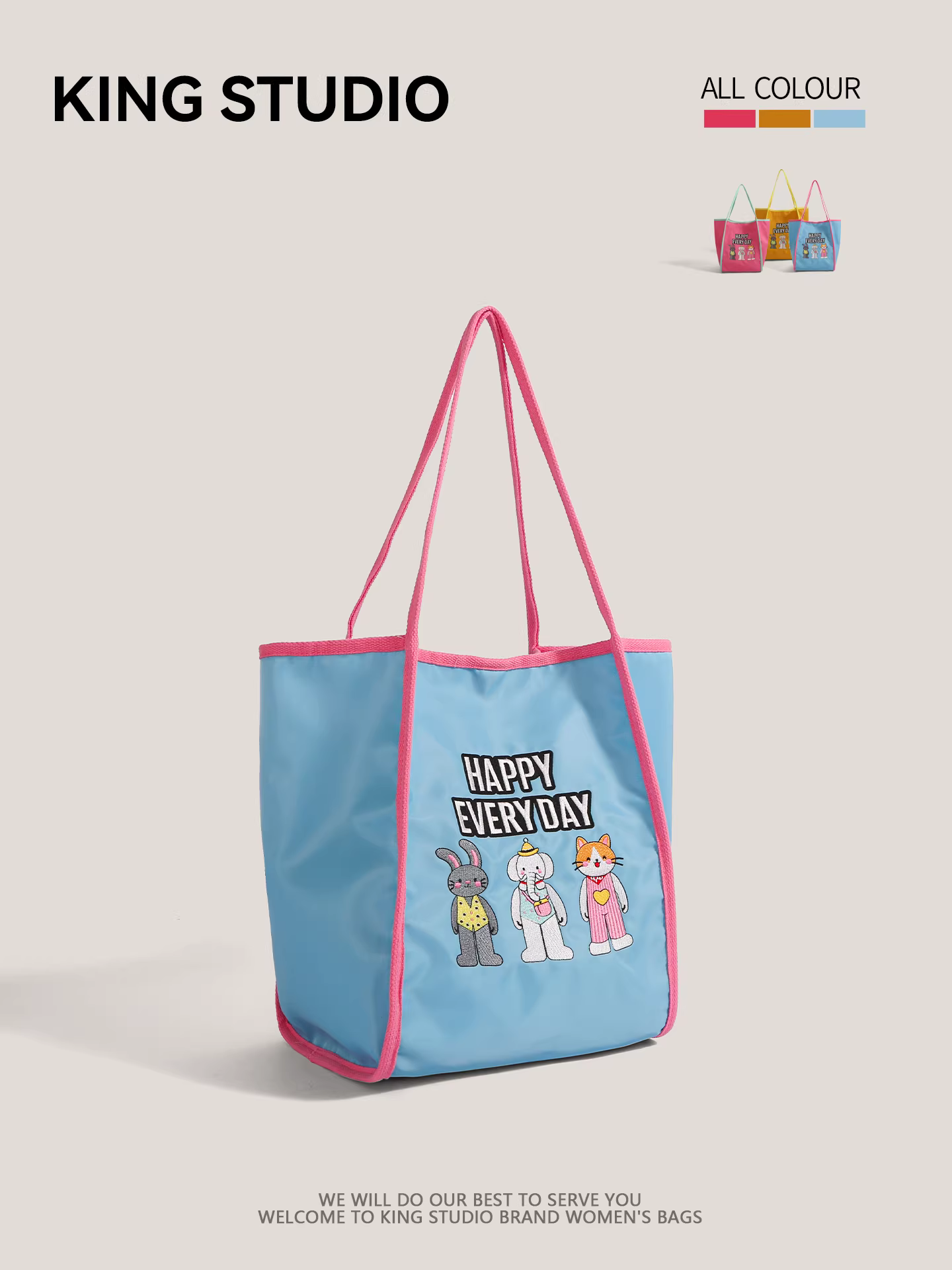 Túi đeo vai thêu họa tiết cao cấp, dung tích lớn, thời thượng năm 2025, dành cho học sinh, sinh viên, đi làm, đi học