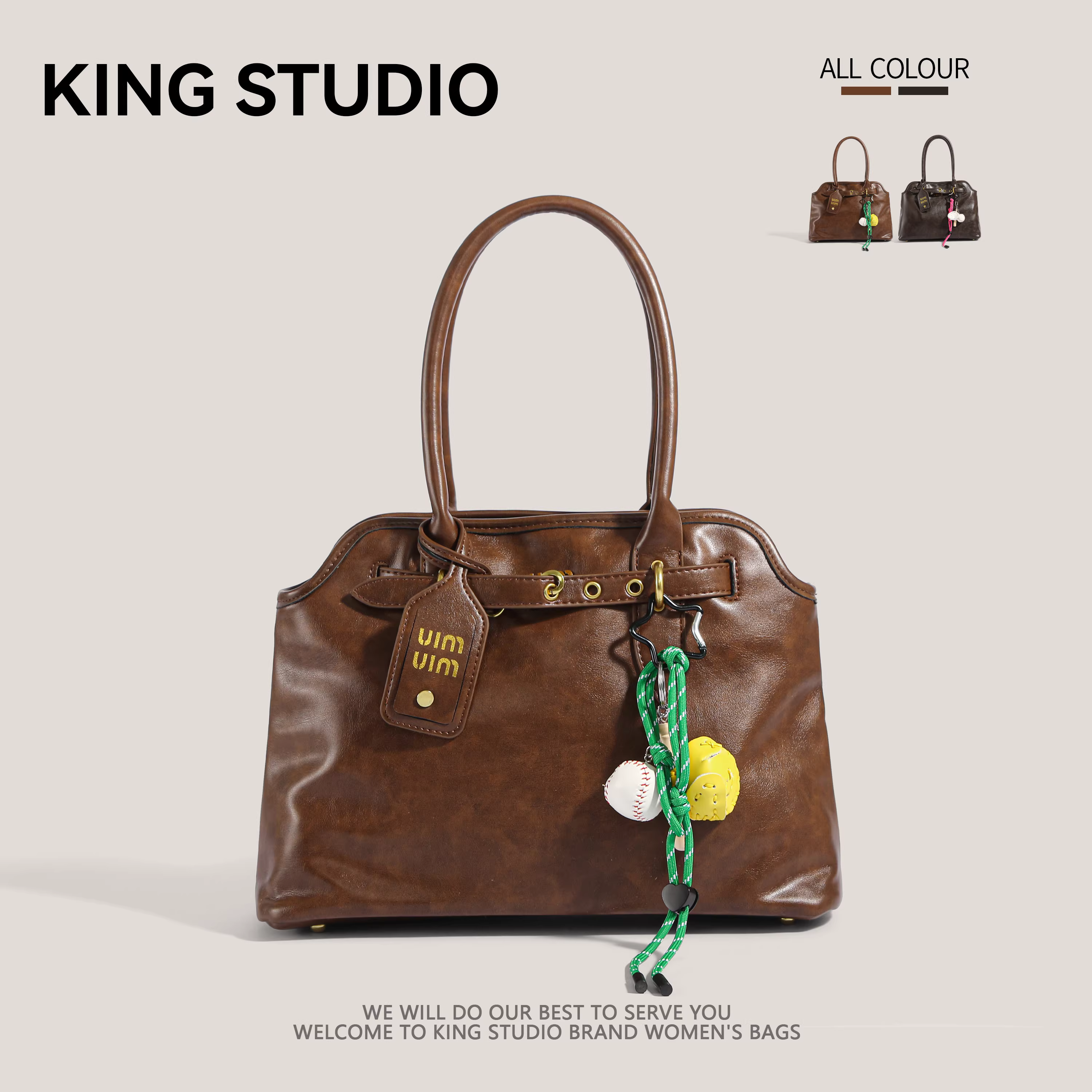 Túi xách nữ cao cấp, dung tích lớn, mẫu mới 2025, thời trang Hàn Quốc, phong cách retro, đa năng, dùng đi làm, đi chơi