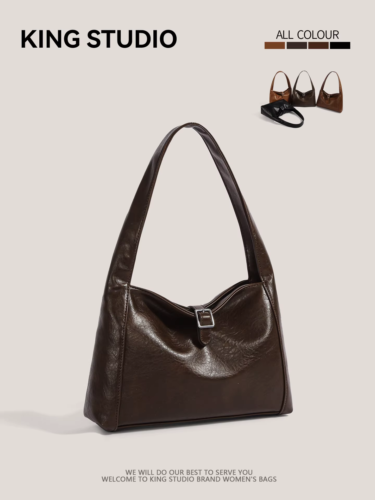 Túi tote cỡ lớn phong cách retro dành cho nữ, mẫu mới thu đông 2025, cao cấp, đa năng, dùng đi làm, đeo vai, đeo nách