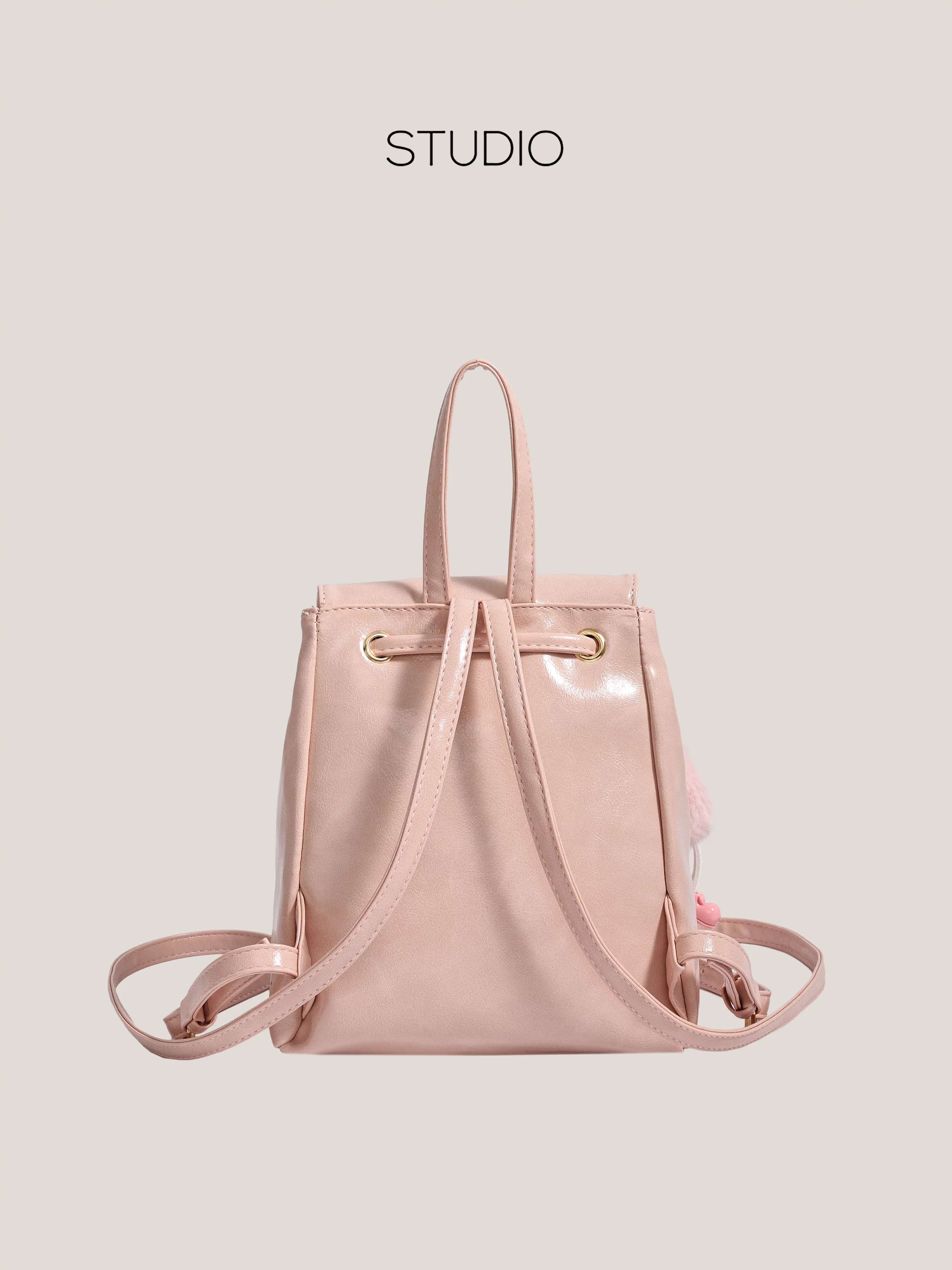 Ba lô DrinKing dành cho nữ, mẫu mới 2025, cao cấp, thời trang retro, đa năng, túi nhỏ.