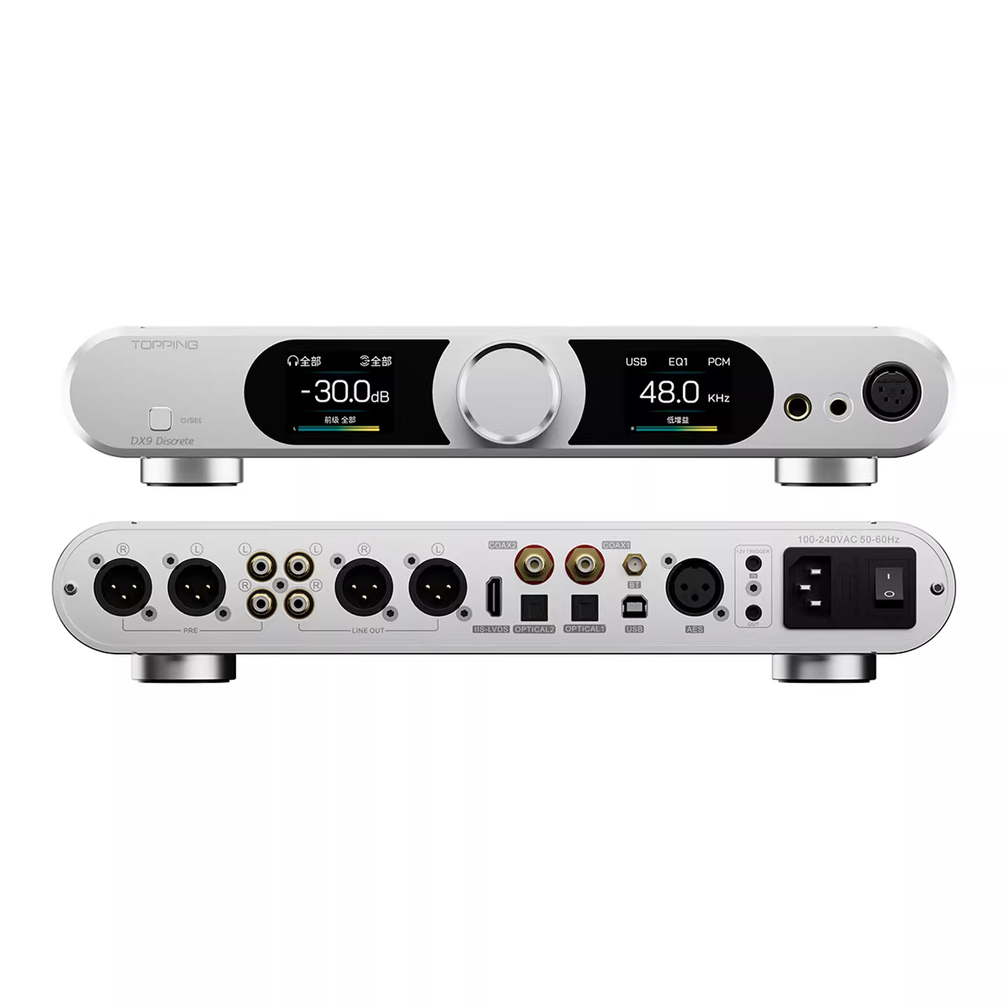 TOPPING DX9 Bộ khuếch đại tai nghe giải mã 1-bit độc lập cấp cao, DAC dành cho người yêu âm thanh HIFI