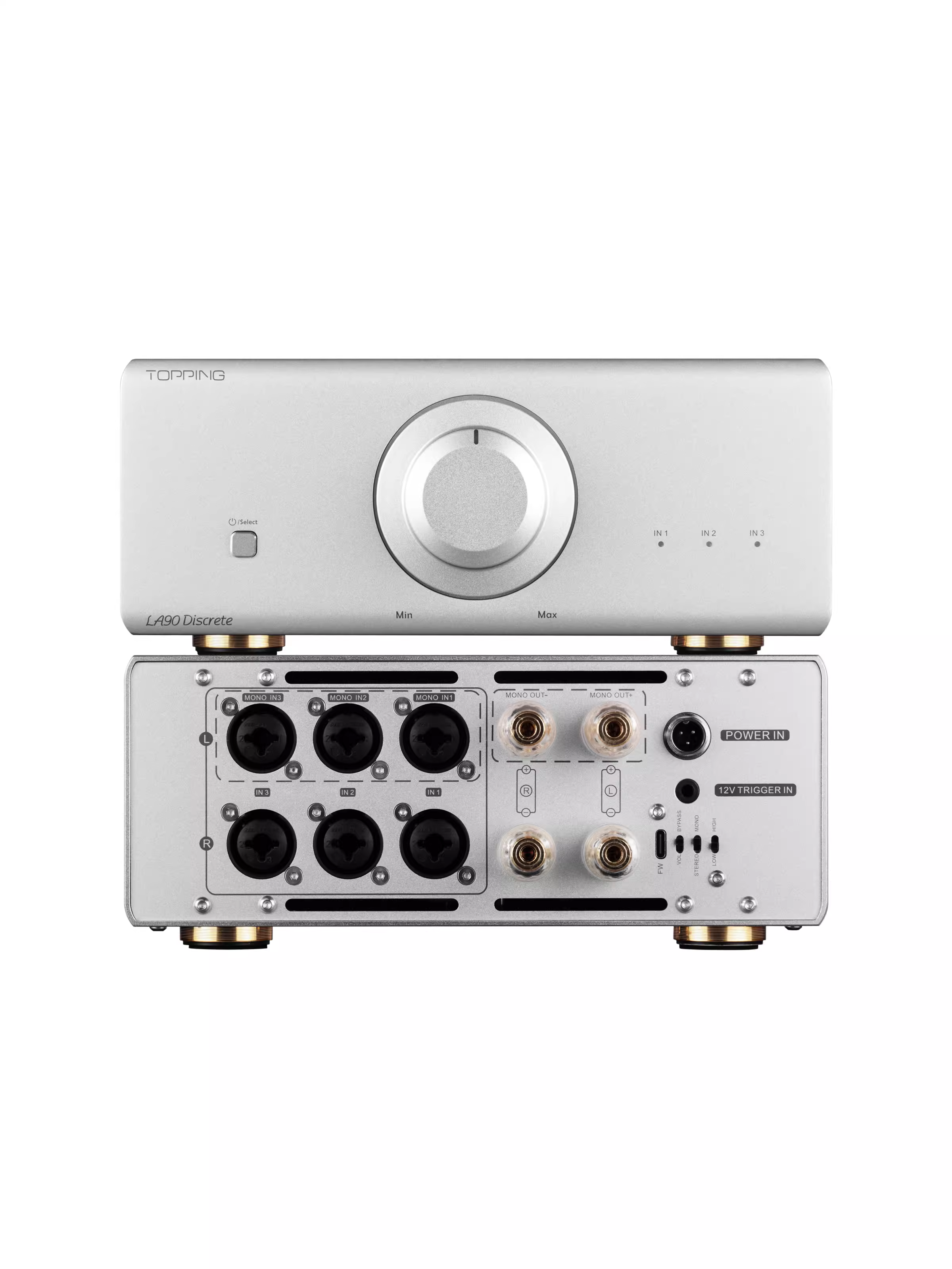 Còn hàng TOPPING LA90 Bộ khuếch đại công suất rời rạc hoàn toàn, công suất cao, cấp độ audiophile HIFI, Class AB