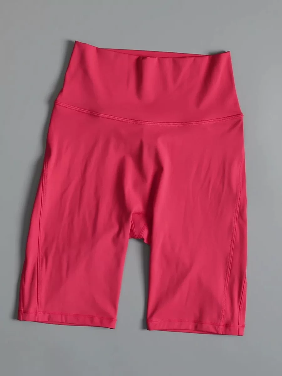 Quần short thể thao nữ chất liệu mềm mại, cạp cao, nâng mông, nhanh khô, quần tập chạy bộ, quần tập yoga đạp xe chuyên nghiệp.